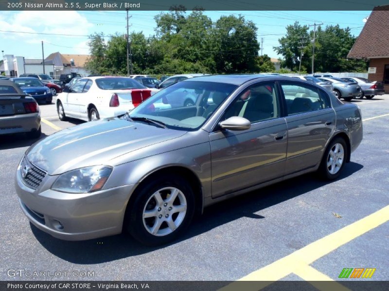 Super Black / Blond 2005 Nissan Altima 2.5 S