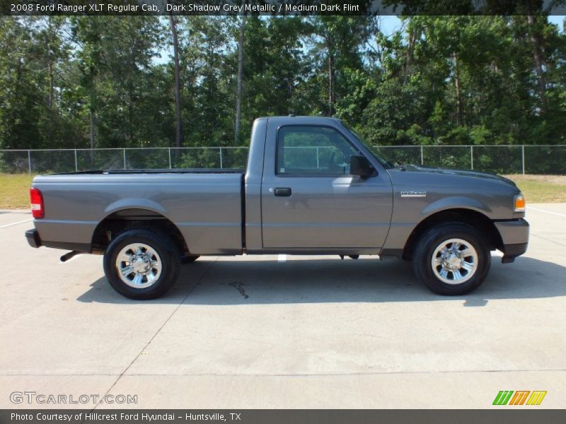 Dark Shadow Grey Metallic / Medium Dark Flint 2008 Ford Ranger XLT Regular Cab