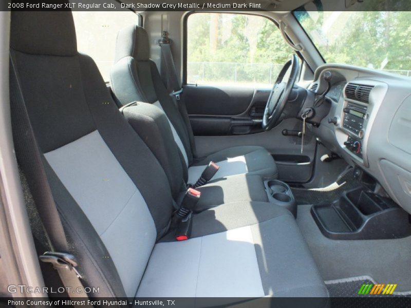 Dark Shadow Grey Metallic / Medium Dark Flint 2008 Ford Ranger XLT Regular Cab