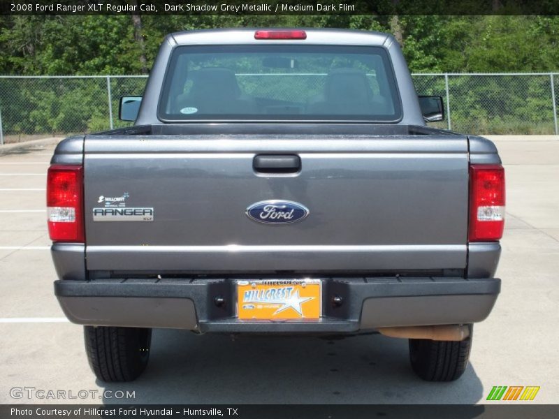 Dark Shadow Grey Metallic / Medium Dark Flint 2008 Ford Ranger XLT Regular Cab