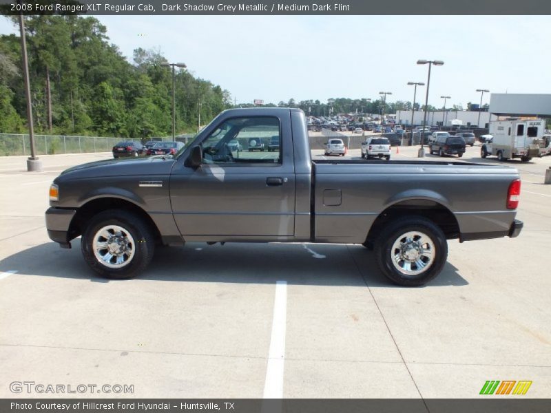 Dark Shadow Grey Metallic / Medium Dark Flint 2008 Ford Ranger XLT Regular Cab