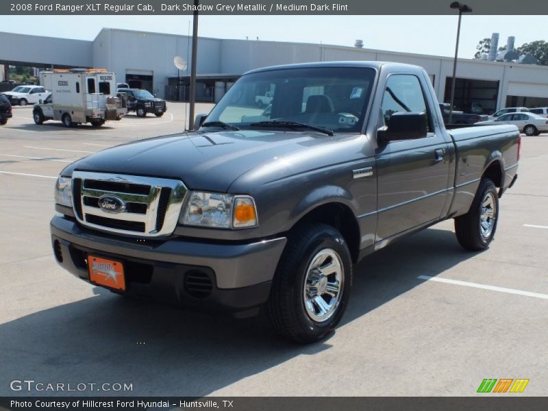 Dark Shadow Grey Metallic / Medium Dark Flint 2008 Ford Ranger XLT Regular Cab