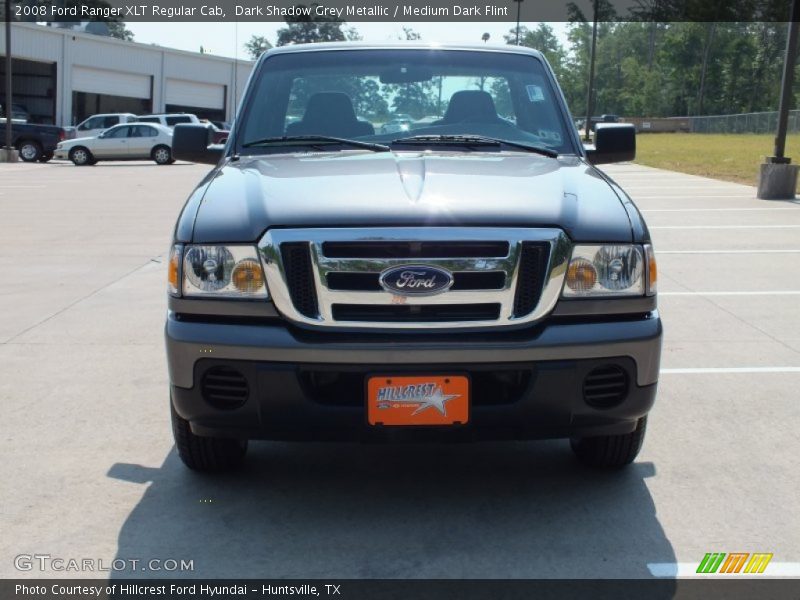 Dark Shadow Grey Metallic / Medium Dark Flint 2008 Ford Ranger XLT Regular Cab