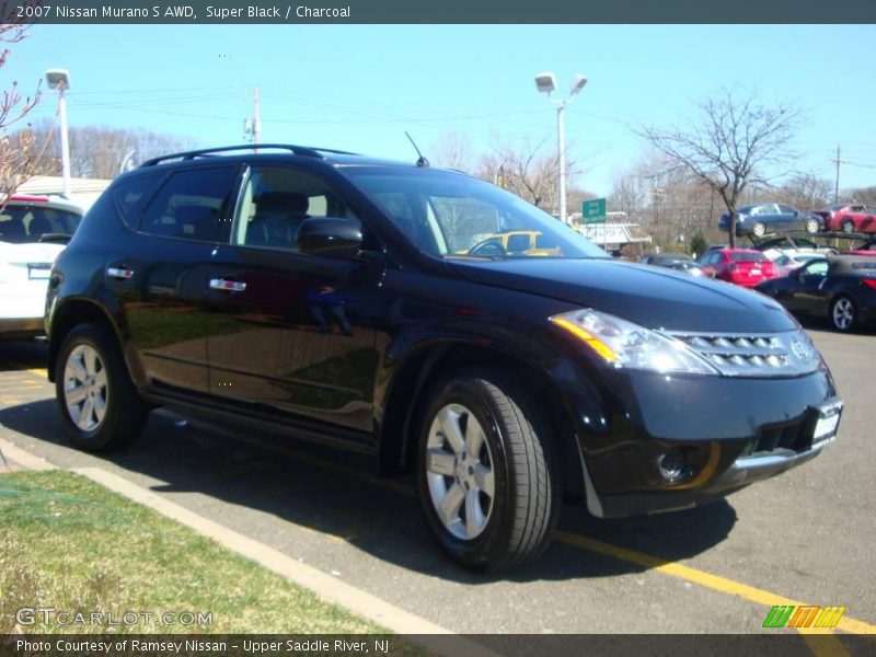 Super Black / Charcoal 2007 Nissan Murano S AWD