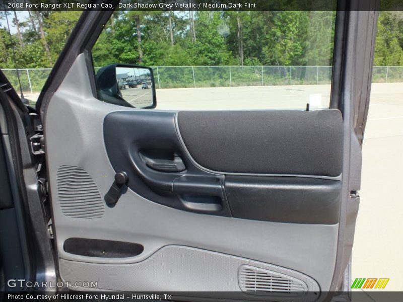 Dark Shadow Grey Metallic / Medium Dark Flint 2008 Ford Ranger XLT Regular Cab