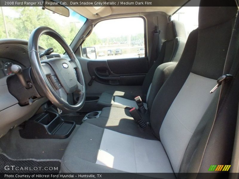 Dark Shadow Grey Metallic / Medium Dark Flint 2008 Ford Ranger XLT Regular Cab