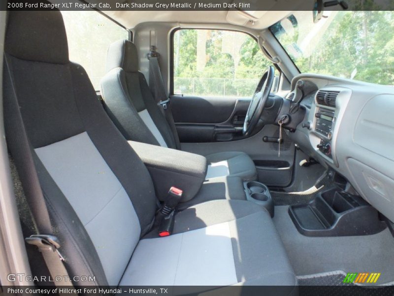 Dark Shadow Grey Metallic / Medium Dark Flint 2008 Ford Ranger XLT Regular Cab