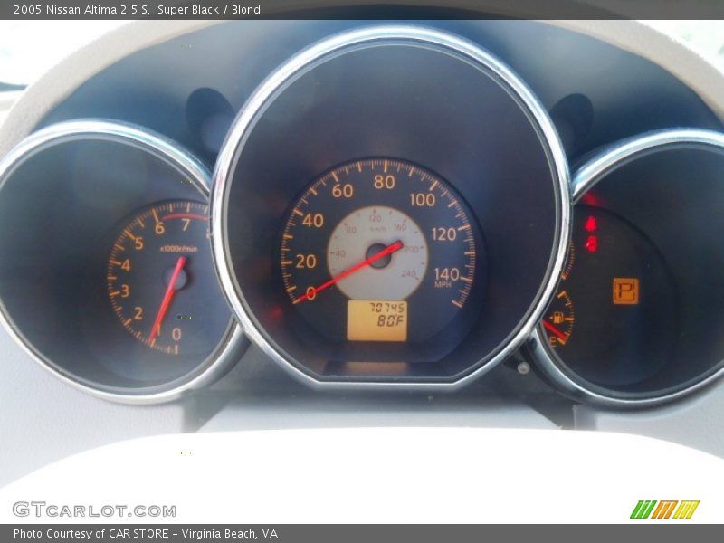 Super Black / Blond 2005 Nissan Altima 2.5 S