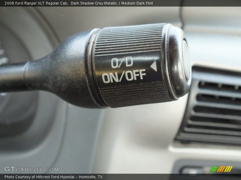 Dark Shadow Grey Metallic / Medium Dark Flint 2008 Ford Ranger XLT Regular Cab