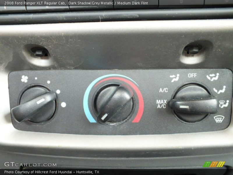 Dark Shadow Grey Metallic / Medium Dark Flint 2008 Ford Ranger XLT Regular Cab