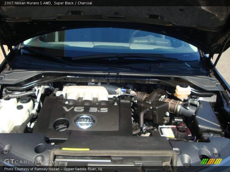Super Black / Charcoal 2007 Nissan Murano S AWD