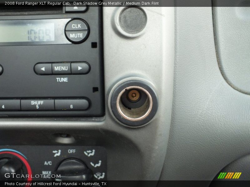 Dark Shadow Grey Metallic / Medium Dark Flint 2008 Ford Ranger XLT Regular Cab