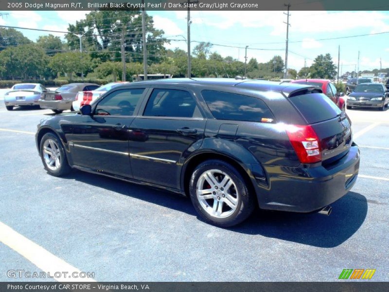 Brilliant Black Crystal Pearl / Dark Slate Gray/Light Graystone 2005 Dodge Magnum R/T