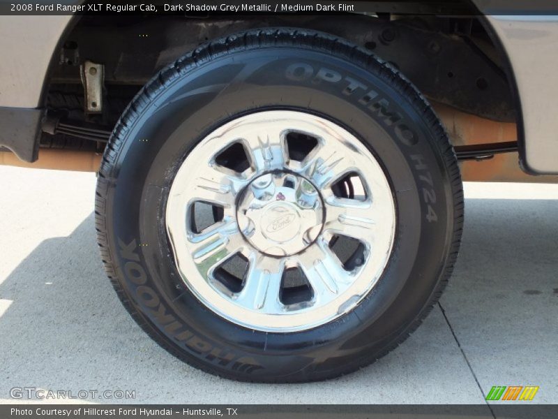 Dark Shadow Grey Metallic / Medium Dark Flint 2008 Ford Ranger XLT Regular Cab