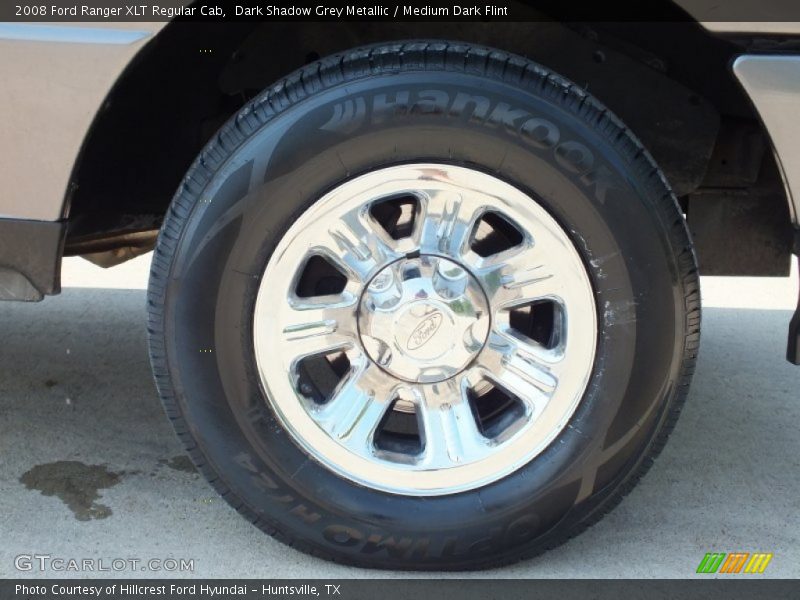 Dark Shadow Grey Metallic / Medium Dark Flint 2008 Ford Ranger XLT Regular Cab