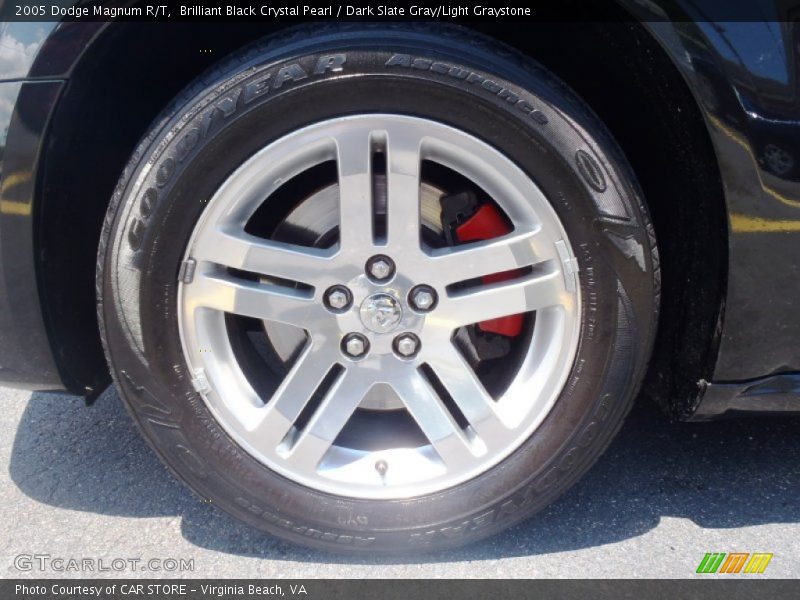 Brilliant Black Crystal Pearl / Dark Slate Gray/Light Graystone 2005 Dodge Magnum R/T