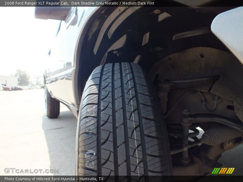 Dark Shadow Grey Metallic / Medium Dark Flint 2008 Ford Ranger XLT Regular Cab