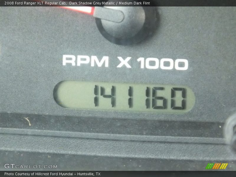 Dark Shadow Grey Metallic / Medium Dark Flint 2008 Ford Ranger XLT Regular Cab