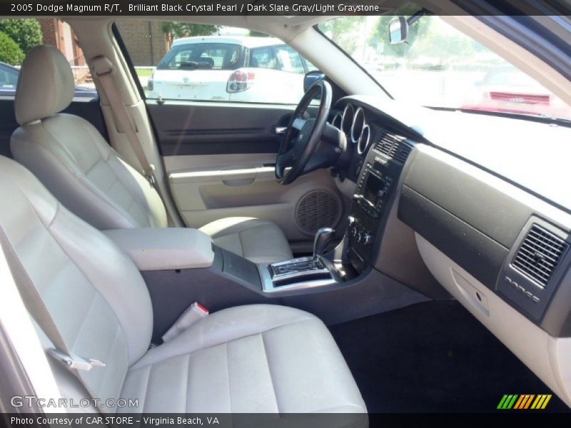 Brilliant Black Crystal Pearl / Dark Slate Gray/Light Graystone 2005 Dodge Magnum R/T