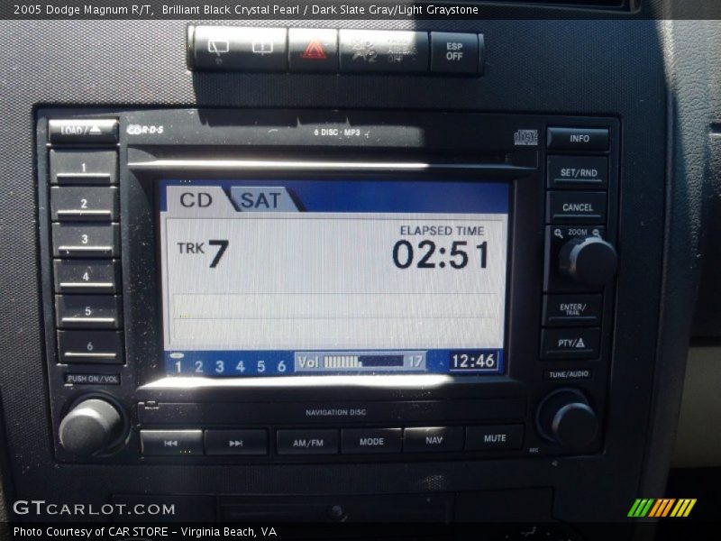Brilliant Black Crystal Pearl / Dark Slate Gray/Light Graystone 2005 Dodge Magnum R/T