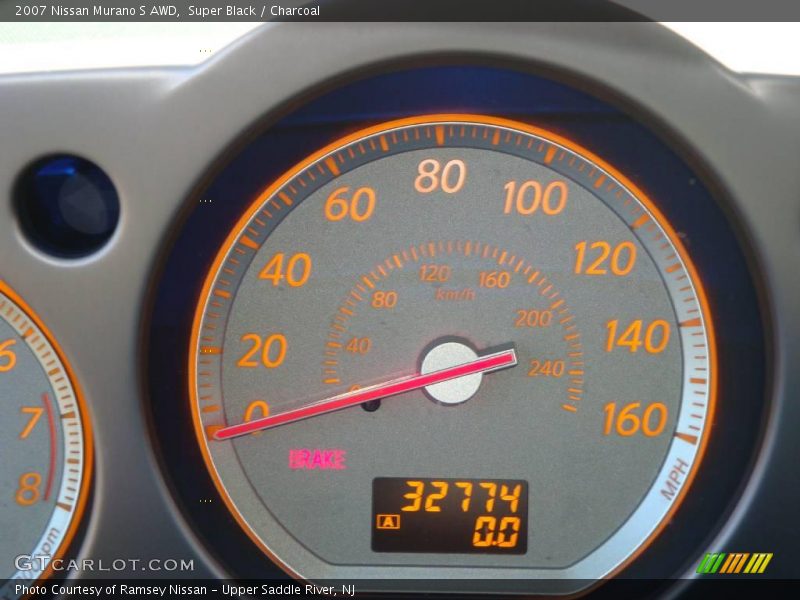 Super Black / Charcoal 2007 Nissan Murano S AWD