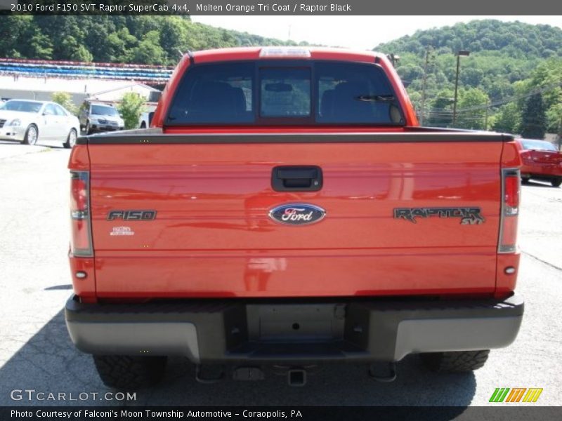 Molten Orange Tri Coat / Raptor Black 2010 Ford F150 SVT Raptor SuperCab 4x4