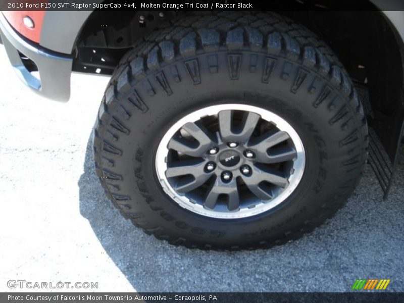 Molten Orange Tri Coat / Raptor Black 2010 Ford F150 SVT Raptor SuperCab 4x4