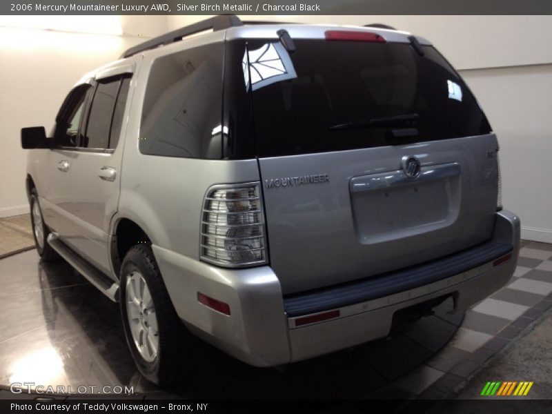 Silver Birch Metallic / Charcoal Black 2006 Mercury Mountaineer Luxury AWD