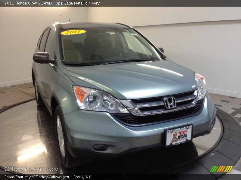 Opal Sage Metallic / Ivory 2011 Honda CR-V SE 4WD