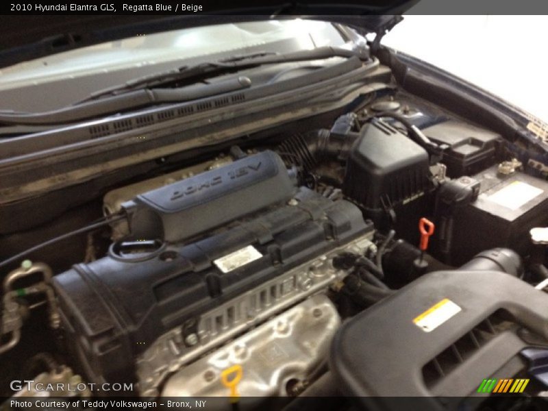  2010 Elantra GLS Engine - 2.0 Liter DOHC 16-Valve CVVT 4 Cylinder