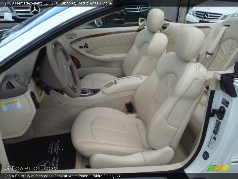 Front Seat of 2009 CLK 350 Cabriolet