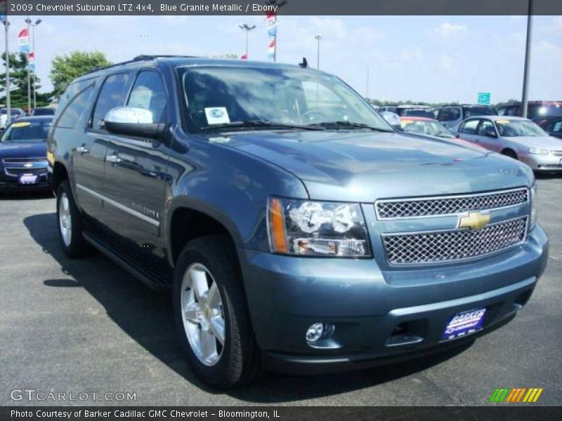 Blue Granite Metallic / Ebony 2009 Chevrolet Suburban LTZ 4x4
