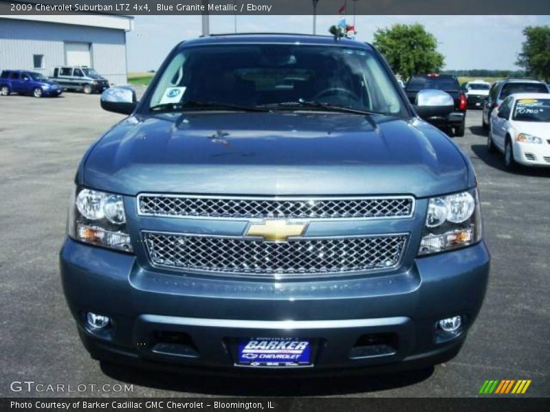 Blue Granite Metallic / Ebony 2009 Chevrolet Suburban LTZ 4x4