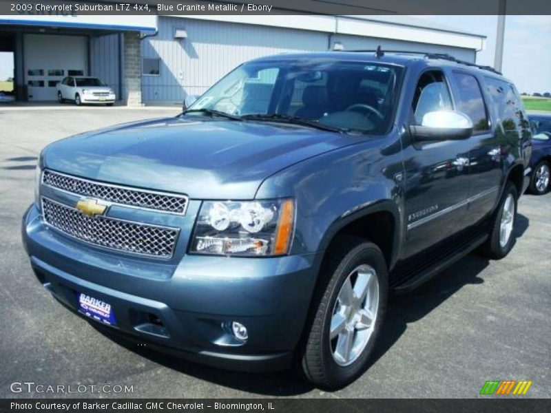 Blue Granite Metallic / Ebony 2009 Chevrolet Suburban LTZ 4x4