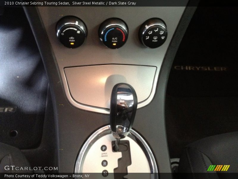 Silver Steel Metallic / Dark Slate Gray 2010 Chrysler Sebring Touring Sedan