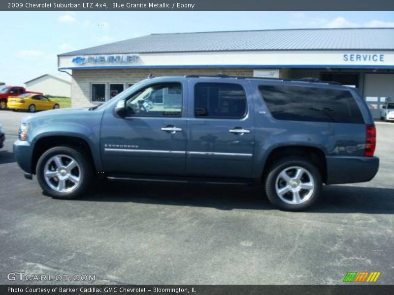 Blue Granite Metallic / Ebony 2009 Chevrolet Suburban LTZ 4x4