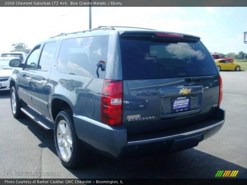 Blue Granite Metallic / Ebony 2009 Chevrolet Suburban LTZ 4x4