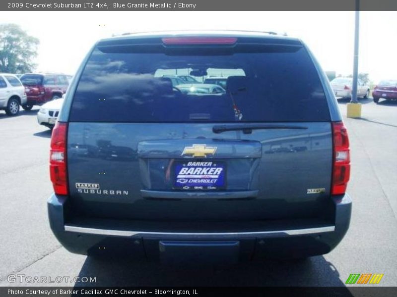 Blue Granite Metallic / Ebony 2009 Chevrolet Suburban LTZ 4x4