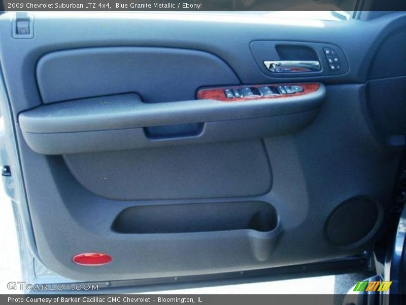 Blue Granite Metallic / Ebony 2009 Chevrolet Suburban LTZ 4x4