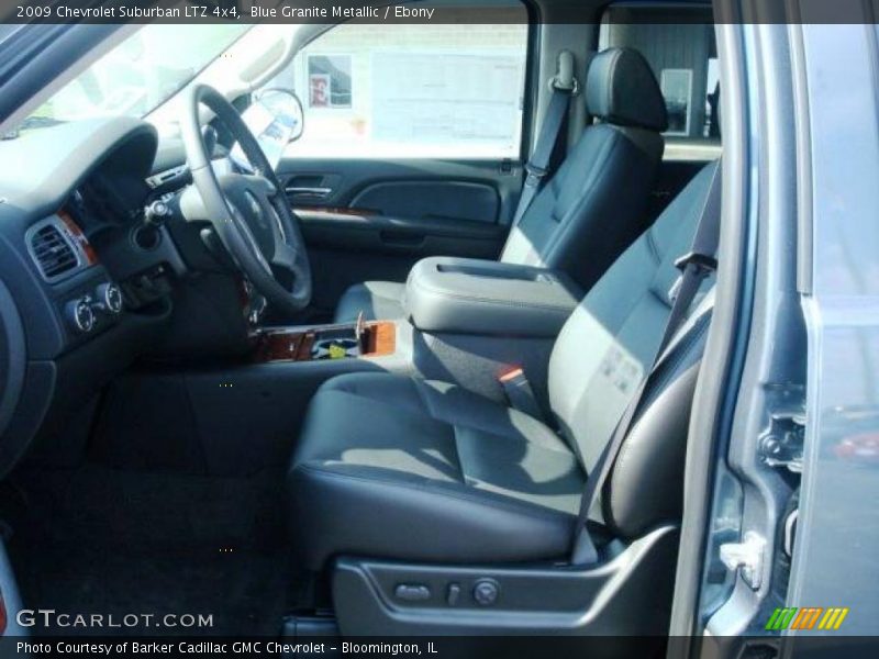 Blue Granite Metallic / Ebony 2009 Chevrolet Suburban LTZ 4x4