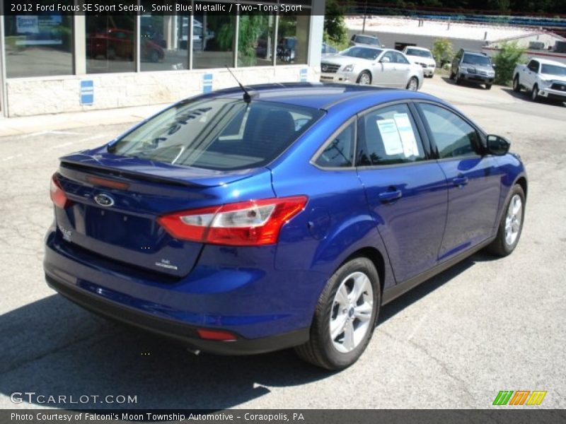  2012 Focus SE Sport Sedan Sonic Blue Metallic
