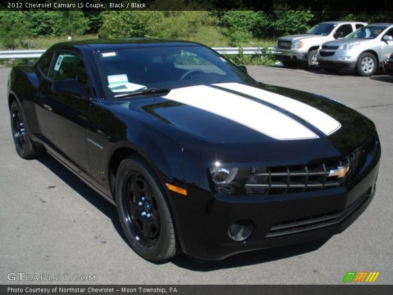 Black / Black 2012 Chevrolet Camaro LS Coupe
