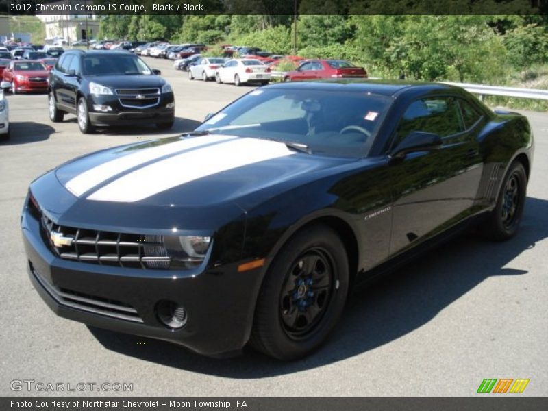 Black / Black 2012 Chevrolet Camaro LS Coupe