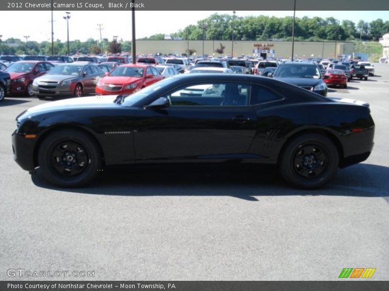 Black / Black 2012 Chevrolet Camaro LS Coupe