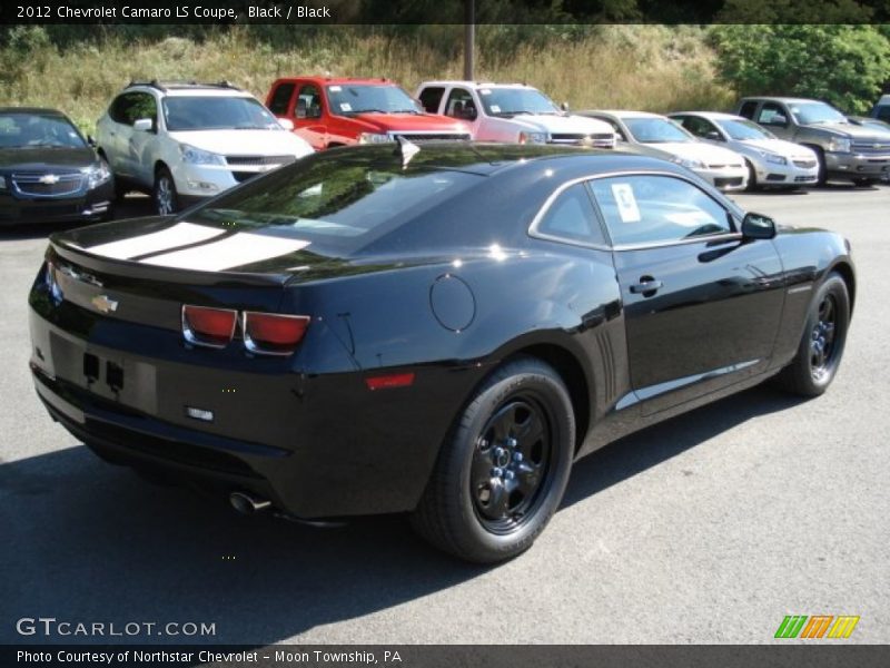 Black / Black 2012 Chevrolet Camaro LS Coupe
