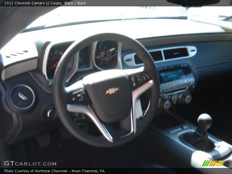 Black / Black 2012 Chevrolet Camaro LS Coupe