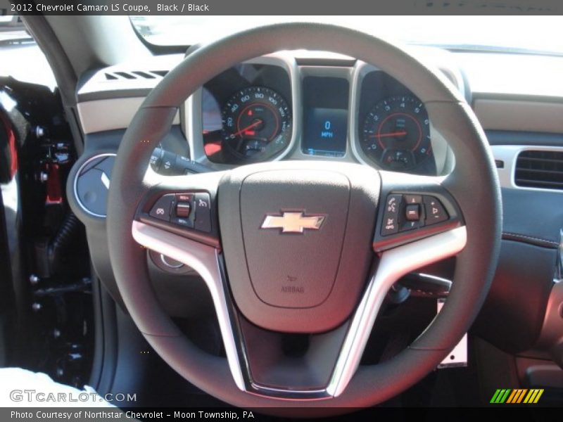 Black / Black 2012 Chevrolet Camaro LS Coupe