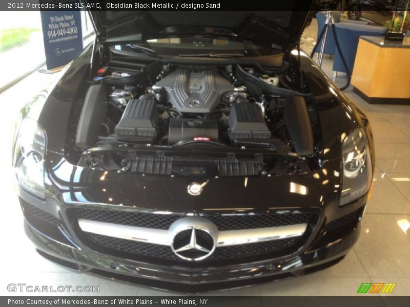 Obsidian Black Metallic / designo Sand 2012 Mercedes-Benz SLS AMG