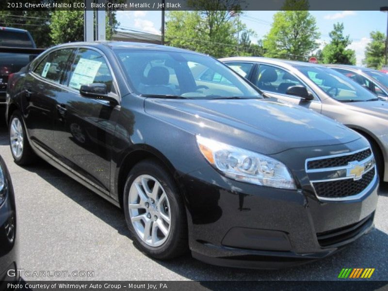 Black Granite Metallic / Jet Black 2013 Chevrolet Malibu ECO