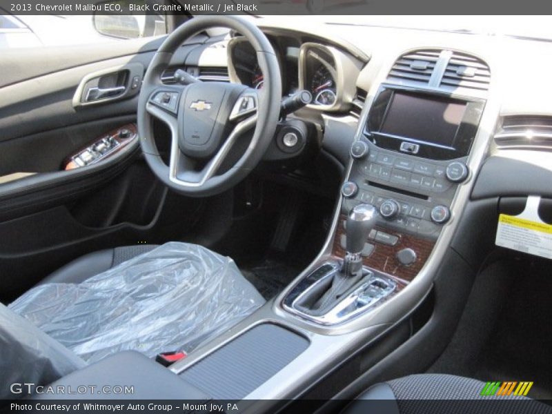 Black Granite Metallic / Jet Black 2013 Chevrolet Malibu ECO